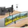 PUTORSEN Uchwyt biurkowy POTRÓJNY na 3x monitory LCD 13-27'