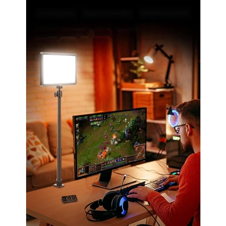 Lampa wideo VIJIM K20 Key Light LED z pilotem 600 lumenów 10 W