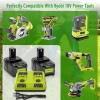 Zestaw 2x Akumulator 18V 5.5Ah + Ładowarka P118 Kompatybilny z Ryobi One+