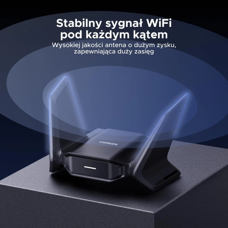 UGREEN CM995 Karta sieciowa WiFi 7 stick BE6500 Tri Band 6G/5G/2.4G MLO