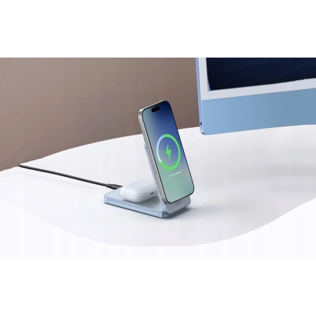 Ugreen MagSafe szybka ładowarka indukcyjna 2w1 Qi2 25W iPhone Watch AirPods