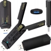 KARTA SIECIOWA ADAPTER WiFi 7 6E BE6500 TRI-BAND 6GHz ANTENY 6500Mb/s WPA3