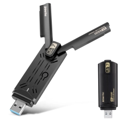 KARTA SIECIOWA ADAPTER WiFi 7 6E BE6500 TRI-BAND 6GHz ANTENY 6500Mb/s WPA3 KARTA SIECIOWA ADAPTER WiFi 7 6E BE6500 TRI-BAND 6GHz ANTENY 6500Mb/s WPA3