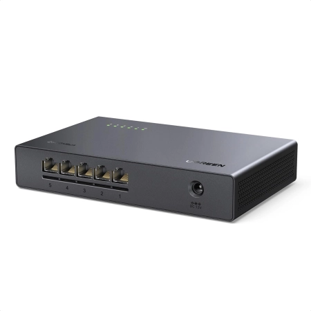 Przełącznik LAN UGREEN CM953 2.5G 5 portów niezarządzany do NAS i WiFi 6
