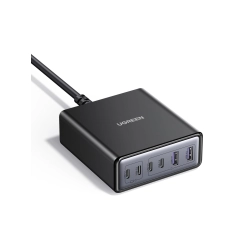 UGREEN Ładowarka USB C 100 W, 6-portowa stacja ładująca, 65 W