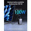 UGREEN Nexode USB C zasilacz ładowarka 100W 3-portowy szybkie ładowanie