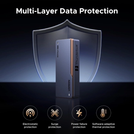 Dysk SSD UGREEN NeoDrive Creator 80 Thunderbolt 5 2 TB 6400 MB/s