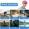 Czapka Aomig vintage dad cap A-czerwony unisex 100% bawełniany denim