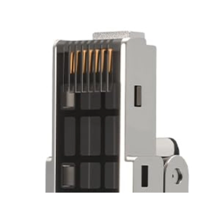 Wtyk RJ45 Cat7 Beznarzędziowy 10Gbps Ekranowany 2 szt