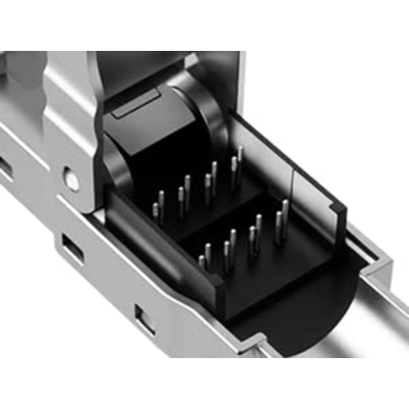 Wtyk RJ45 Cat7 Beznarzędziowy 10Gbps Ekranowany 2 szt