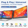 Monitor Teamgee S2 14 cali Dual-Screen Full HD 60Hz IPS Tri Screen Extender