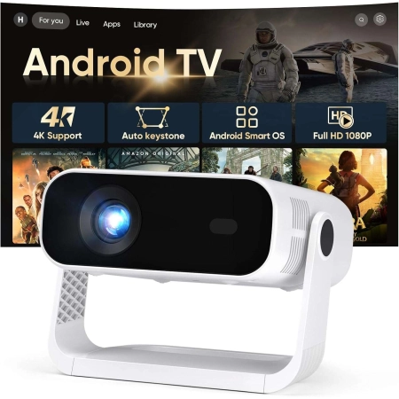 Projektor Wielio AE211B Full HD 1080p Android kino domowe WiFi 6