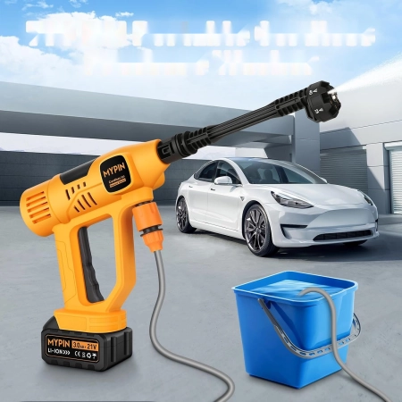 Myjka Ciśnieniowa MYPIN 21V Bezprzewodowa 600 PSI 2x Bateria