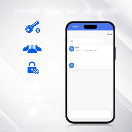 Gałka RB Intelligent Lock MYPIN Blokada odcisków Biometria