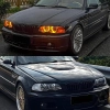Nerka BMW E46 kratka chłodnicy czarna pasuje do serii 3 A347