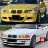 Nerka BMW E46 kratka chłodnicy czarna pasuje do serii 3 A347