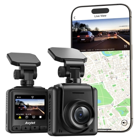 Kamera Samochodowa Avylet 2K WiFi GPS IPS 150 WDR Night Vision