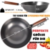 diig Patelnia wok z pokrywką, 33 cm, ze stali węglowej