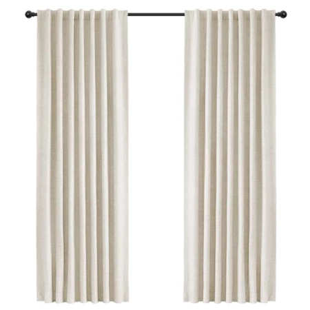 Zasłony INOVADAY 100% zaciemniające beżowe 245x140 cm 2 panele R14