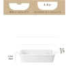 Forma Do Pieczenia Porcelanowa 33x23x8 Cm 4.2L Uchwytami
