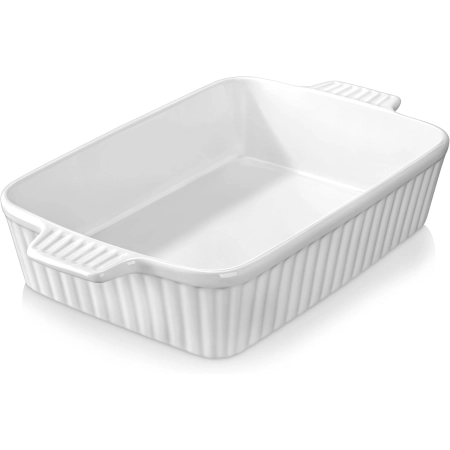 Forma Do Pieczenia Porcelanowa 33x23x8 Cm 4.2L Uchwytami