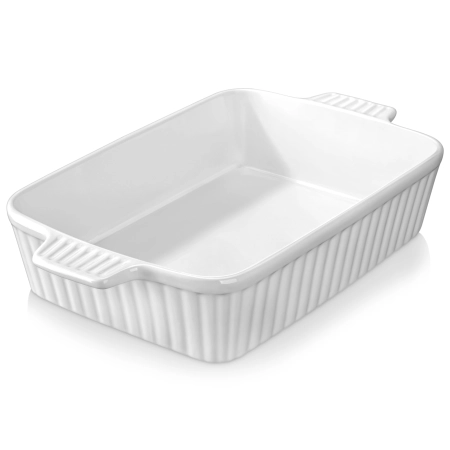 Forma Do Pieczenia Porcelanowa 33x23x8 Cm 4.2L Uchwytami