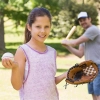 LeapBeast Prawa ręka rękawice baseballowe – rękawice softball z piłką, dla