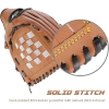 LeapBeast Prawa ręka rękawice baseballowe – rękawice softball z piłką, dla
