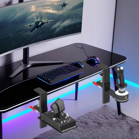 Uchwyt Thrustmaster HOTAS Joystick przepustnica skrzynia biegów zestaw 2szt