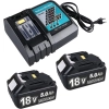 2 sztuki Akumulator 18V Zamienny Makita DC18RC 5Ah z ładowarką 3A komplet