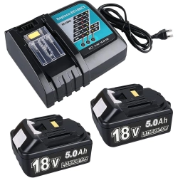 2 sztuki Akumulator 18V Zamienny Makita DC18RC 5Ah z ładowarką 3A komplet