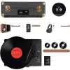Gramofon Retrolife GRAMOFON VINTAGE RETRO WALIZKOWY 3-BIEGOWY czarny