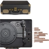 Gramofon Retrolife GRAMOFON VINTAGE RETRO WALIZKOWY 3-BIEGOWY czarny