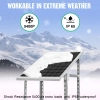 ECO-WORTHY Panel słoneczny 25 W, 12 V,