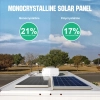 ECO-WORTHY Panel słoneczny 25 W, 12 V,