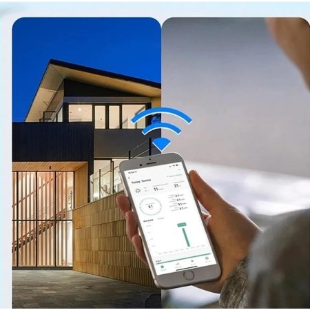 Inwerter do elektrowni falownik KS-800 IP65 wodoodporny z WLAN do 2 paneli