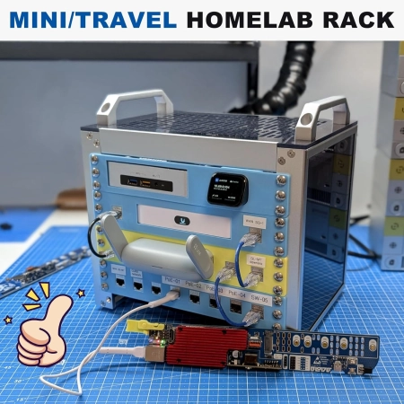 Szafa Rack 4U GeeekPi DeskPi T0 10 Cali Do Sieci Serwerów