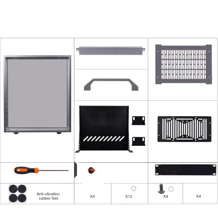 Szafa Rack 4U GeeekPi DeskPi T0 10 Cali Do Sieci Serwerów