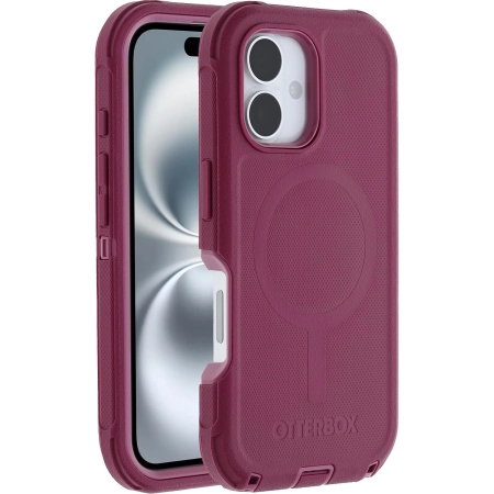 Etui OtterBox Defender Series MagSafe iPhone 16 Czerwony Super Wytrzymałe