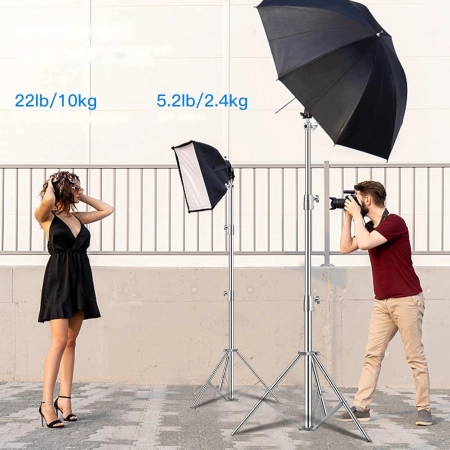 Supon Statyw fotograficzny oświetleniowy stalowy 2,8m amortyzacja