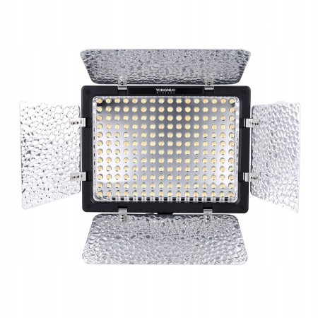 Lampa wideo EMART LED ściemniana z 9 filtrami kolorowymi 5500K 66 LED