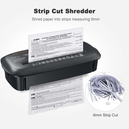 NISZCZARKA DO DOMOWEGO BIURA 8 ARKUSZY S120-C CIĘCIE W PASKI