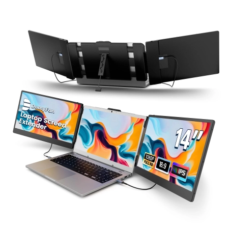 Monitor LCD Domyfan S2 2x 14 " 1920 x 1080 px IPS / PLS