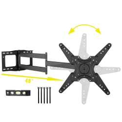 WHYFONE WF9427 Regulowany Uchwyt TV 121 cm Wytrzymałe Ramię Z Obrotem WHYFONE WF9427 Regulowany Uchwyt TV 121 cm Wytrzymałe Ramię Z Obrotem