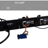Uchwyt GeeekPi 1U Raspberry Pi 5 1x PCIe do SSD pod 19-calowy stelaż