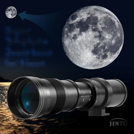 Teleobiektyw JINTU 420-1600 mm f/8.3 HD-Tele Zoom do lustrzanek Nikon