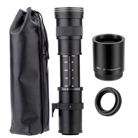 Teleobiektyw JINTU 420-1600 mm f/8.3 HD-Tele Zoom do lustrzanek Nikon