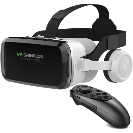 Shinecon OKULARY VR 3D DO TELEFONU BLUETOOTH GOGLE WIRTUALNE