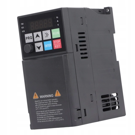 PRZEMIENNIK CZĘSTOTLIWOŚCI 2.2KW 3 FAZOWY AC380V VFD TRUDNOPALNY