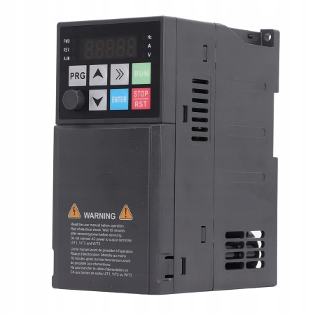 PRZEMIENNIK CZĘSTOTLIWOŚCI 2.2KW 3 FAZOWY AC380V VFD TRUDNOPALNY